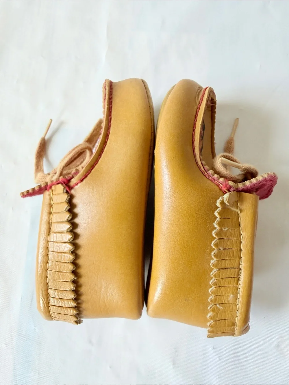 Vintage 1960's toddler moccasins slippers booties 5